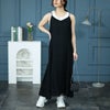 大きいサイズ レディース プリンセスラインキャミワンピース　fem-469 ブラック