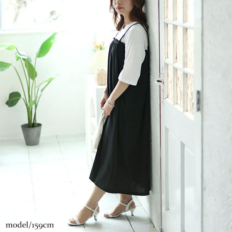 大きいサイズ レディース ミニフリルドッキングキャミワンピース　cast-5542030