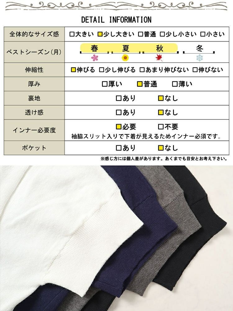 大きいサイズ レディース カットアウトスリーブラウンドネックニット　wn-0183 【メール便可】