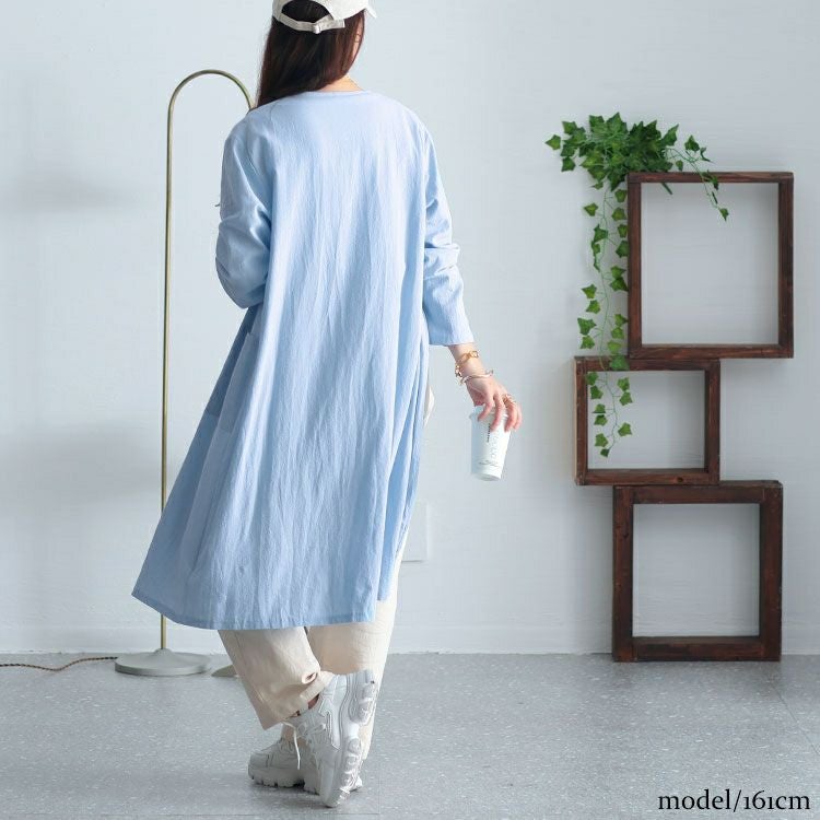 大きいサイズ レディース トッパーロングカーディガン　goldy-1452 【メール便可】