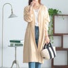 大きいサイズ レディース トッパーロングカーディガン　goldy-1452 【メール便可】 ベージュ