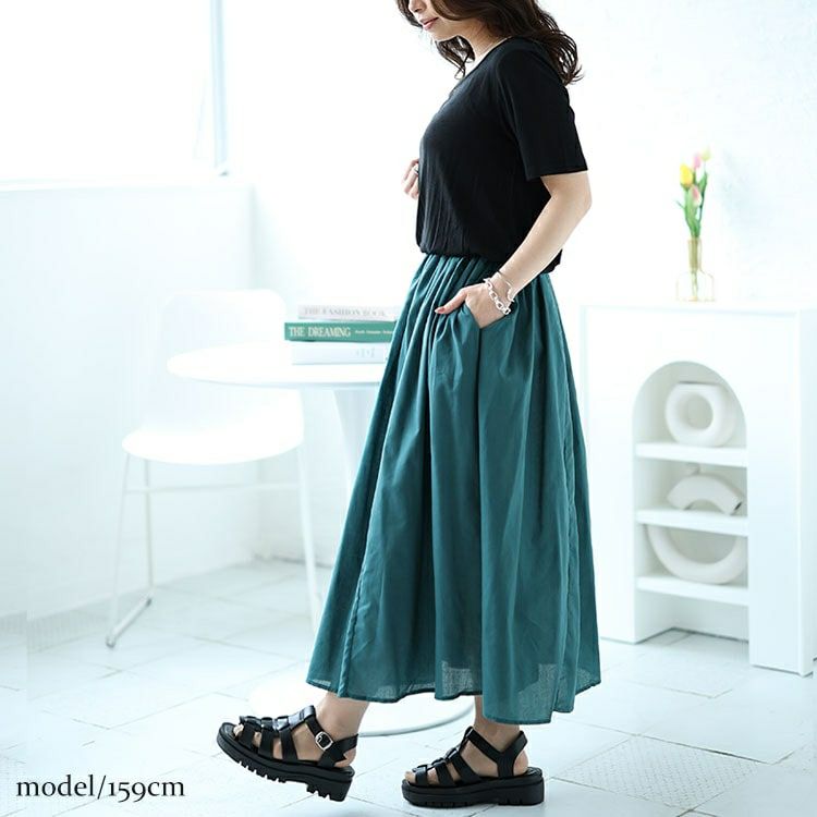 大きいサイズ レディース ダイヤモンドネックドッキングリブワンピース　nw-24021