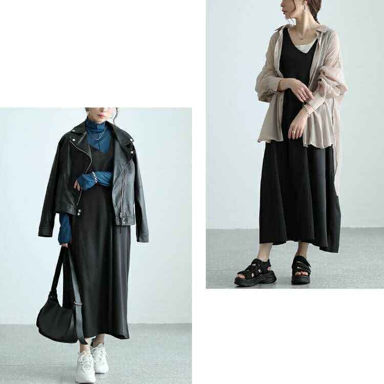 大きいサイズ レディース バックベルト2wayアシメジャンパースカート　nw-24014