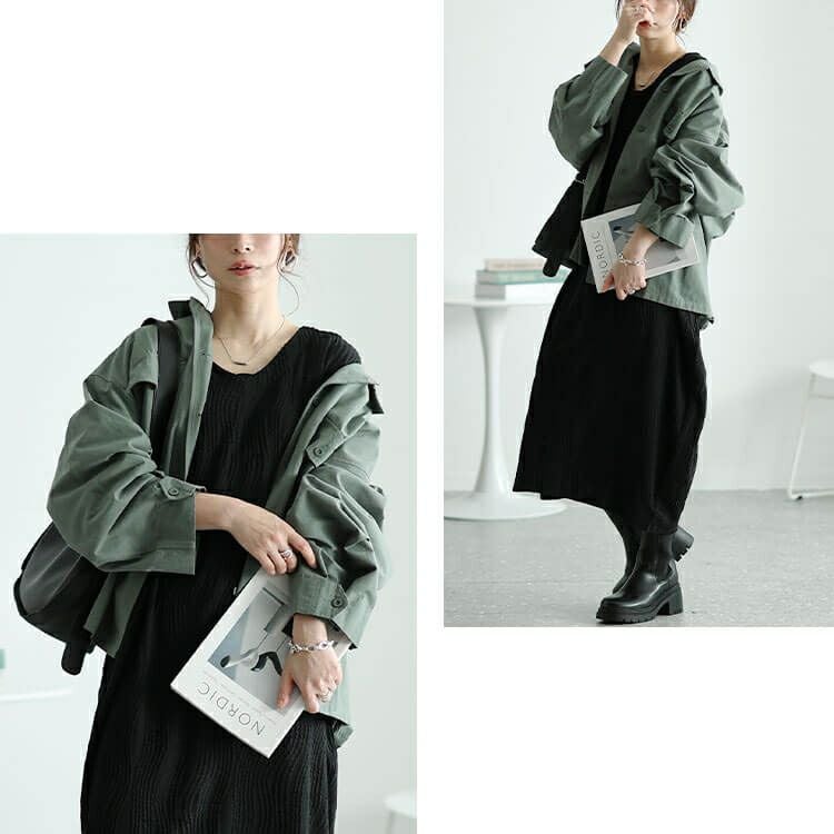 大きいサイズ レディース ドレープドルマンコクーンワンピース　nw-24013