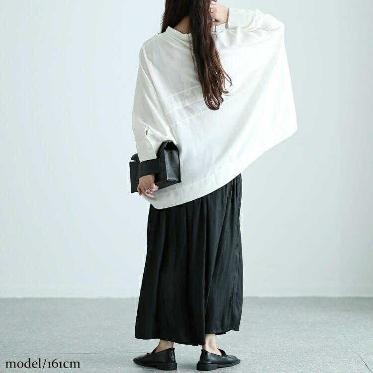 大きいサイズ レディース ラップギャザースカーチョ　nw-24011