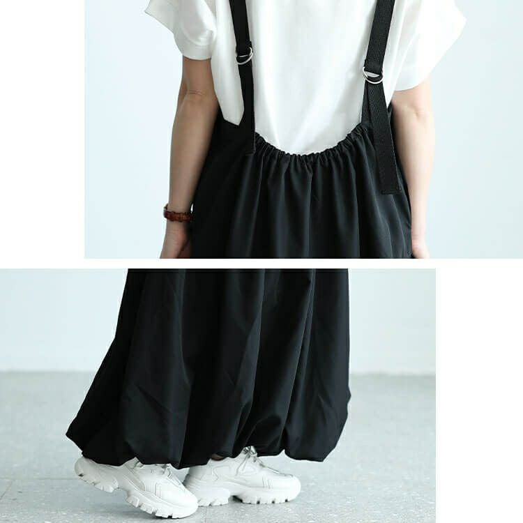 大きいサイズ レディース ギャザーバルーンキャミワンピース　nw-24009