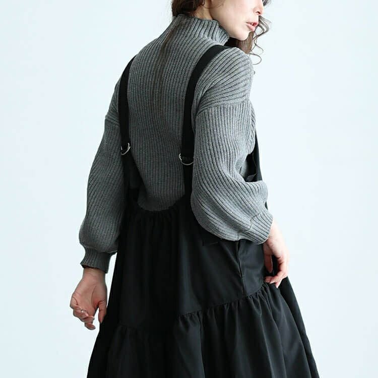 大きいサイズ レディース ギャザーバルーンキャミワンピース　nw-24009