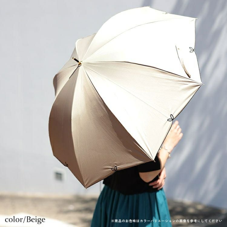 大きいサイズ レディース UV99％フルール55cm晴雨兼用傘　map-914049