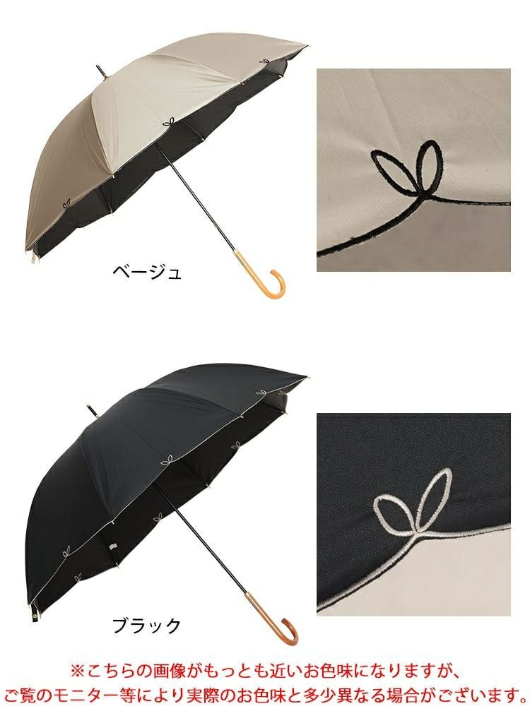 大きいサイズ レディース UV99％フルール55cm晴雨兼用傘　map-914049