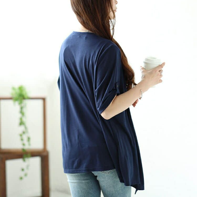 大きいサイズ レディース フェイクレイヤードレースプルオーバー　plan-240058