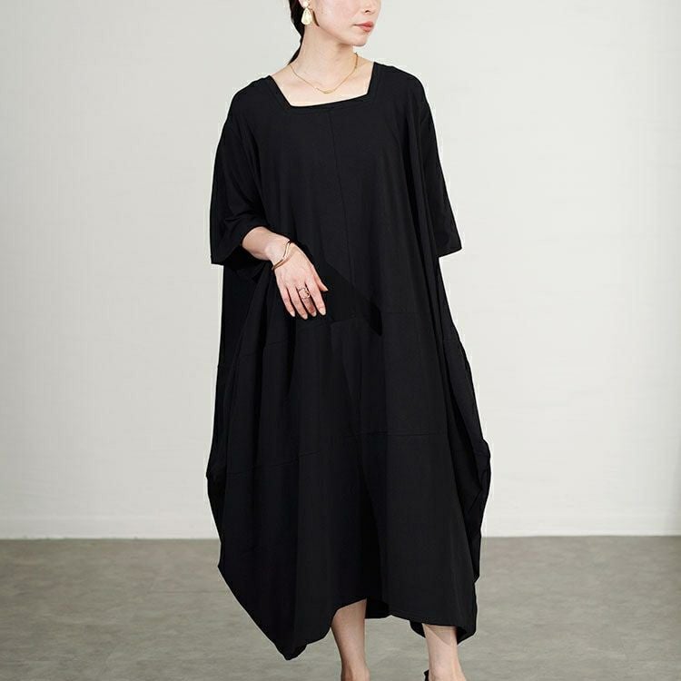 大きいサイズ レディース 接触冷感コクーンワンピース　kt-7824600