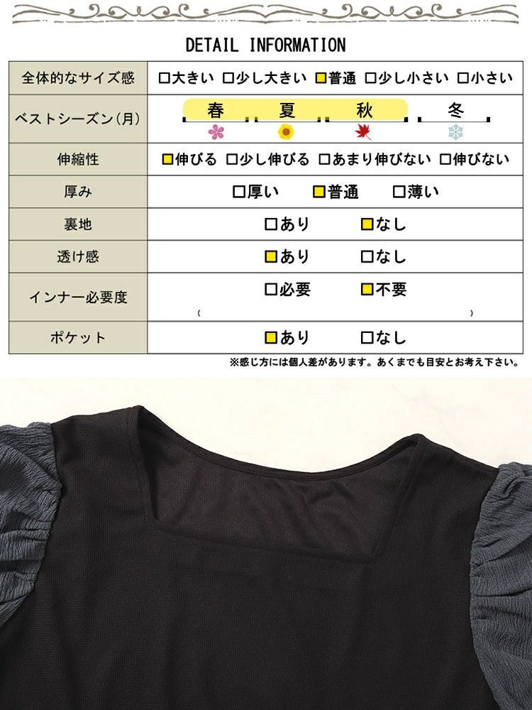 大きいサイズ レディース パワショルドッキングワンピース　maru-30014