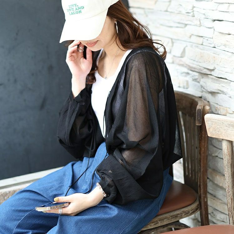 大きいサイズ レディース シアーニットボレロ　maru-20001 【メール便可】