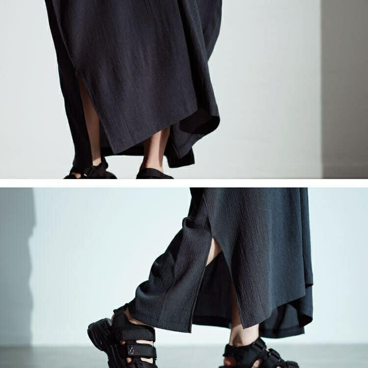 大きいサイズ レディース ワッシャー楊柳フード付きドルマンワイドワンピース　maru-30021