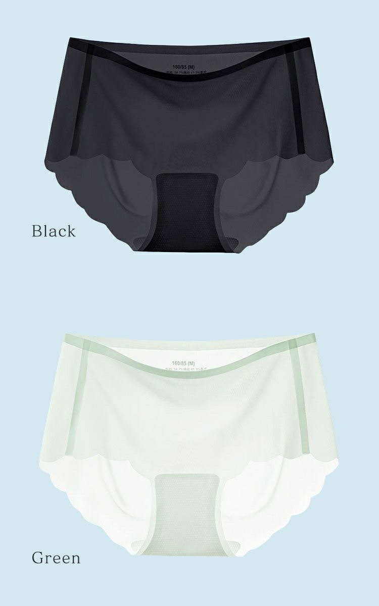 大きいサイズ レディース 接触冷感シームレスショーツ　goldy-1496 【メール便可】