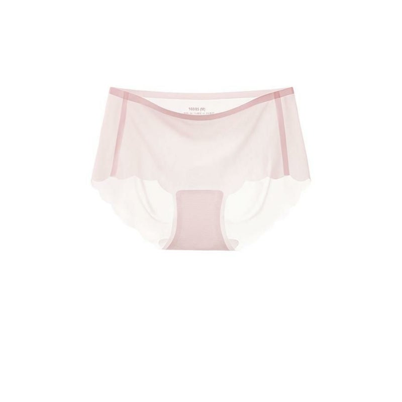 大きいサイズ レディース 接触冷感シームレスショーツ　goldy-1496 【メール便可】 ピンク