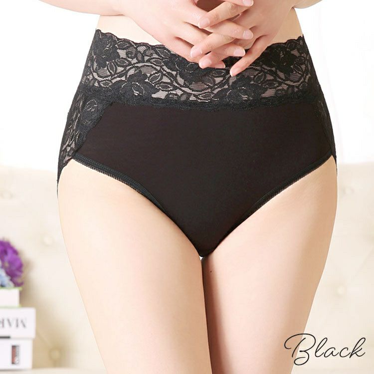 大きいサイズ レディース ストレッチ花柄レースショーツ　goldy-1487 【メール便可】