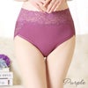 大きいサイズ レディース ストレッチ花柄レースショーツ　goldy-1487 【メール便可】 パープル
