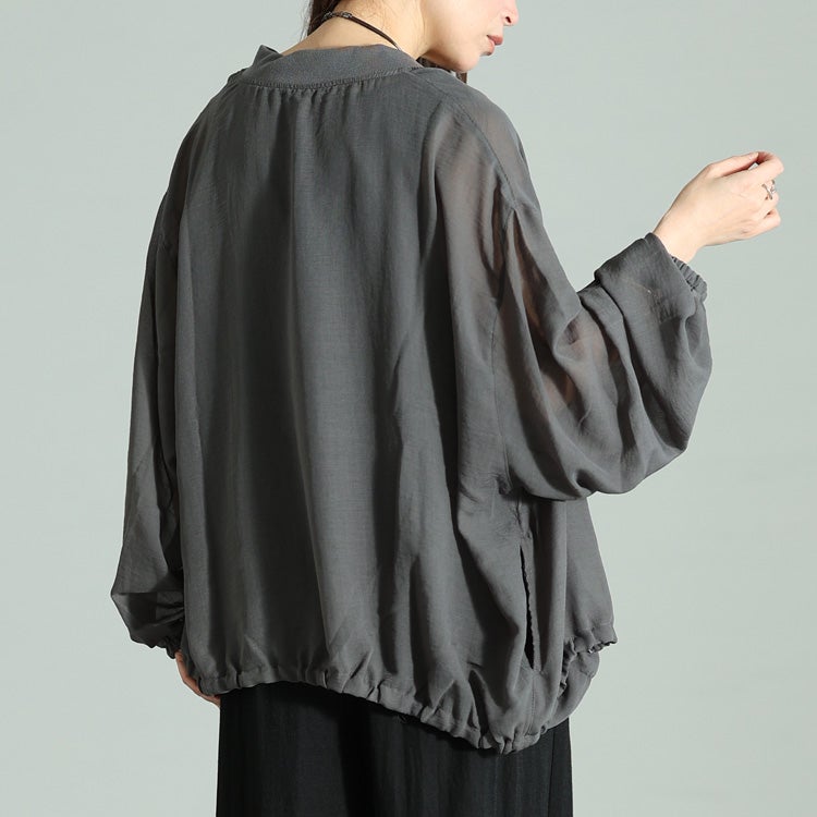 大きいサイズ レディース MA-1風シアーブルゾン　plan-3800237