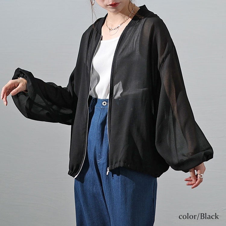 大きいサイズ レディース MA-1風シアーブルゾン　plan-3800237
