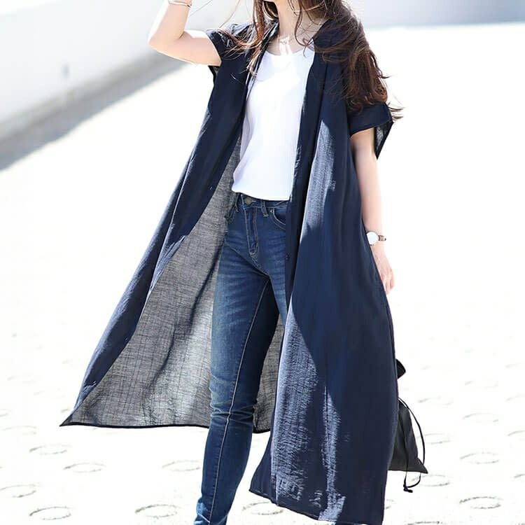 大きいサイズ レディース キーネックバックギャザーワッシャーワンピース　fem-482