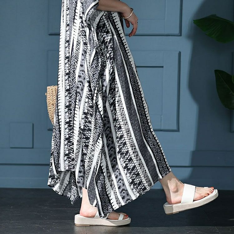 大きいサイズ レディース 胸元レースエスニック柄ドルマンワンピース　kt-7824590