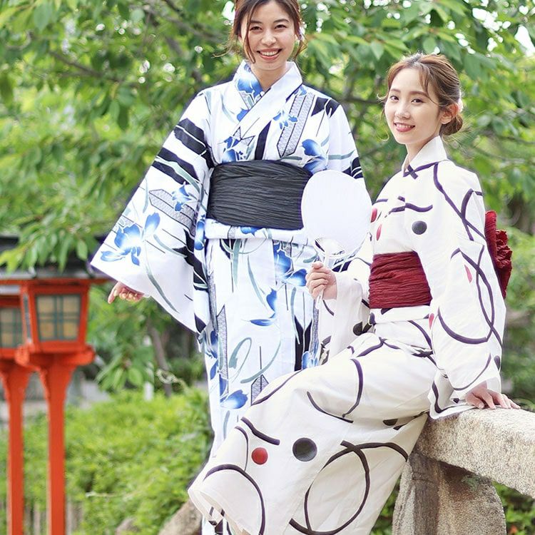 大きいサイズ レディース 【本仕立て浴衣】浴衣3点セット  大輪柄上下セパレート浴衣＆結び帯（3点）　yukata-s13s