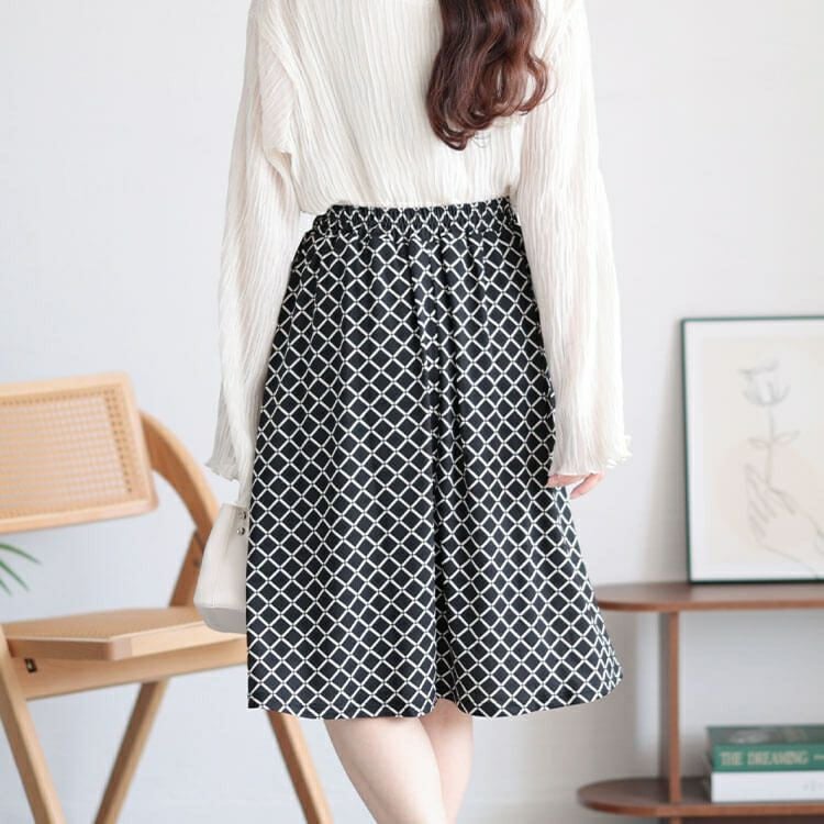 大きいサイズ レディース カットソーミディアムフレアスカート　mncut-142416