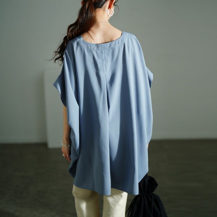 大きいサイズ レディース サイドスリットワイドドルマントップス 　sw-0646 【メール便可】