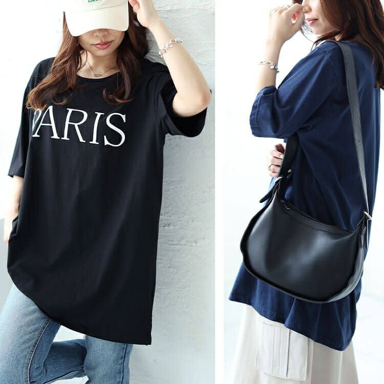 大きいサイズ レディース ビッグロゴコットンTシャツ　kt-4405 【メール便可】