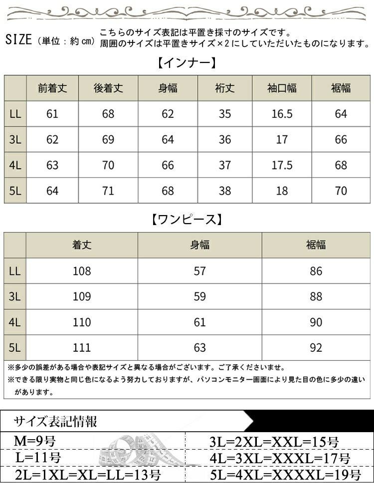 大きいサイズ レディース ラウンドネックTシャツ＆デニムキャミワンピ2点セット　plan-240080