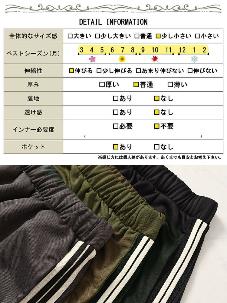 大きいサイズ レディース サイドラインテープフレアスカート　maru-30042