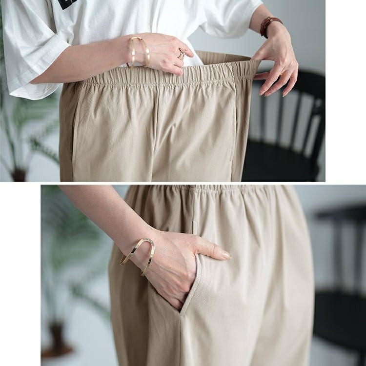 大きいサイズ レディース サイド配色切り替えワイドパンツ　maru-30045