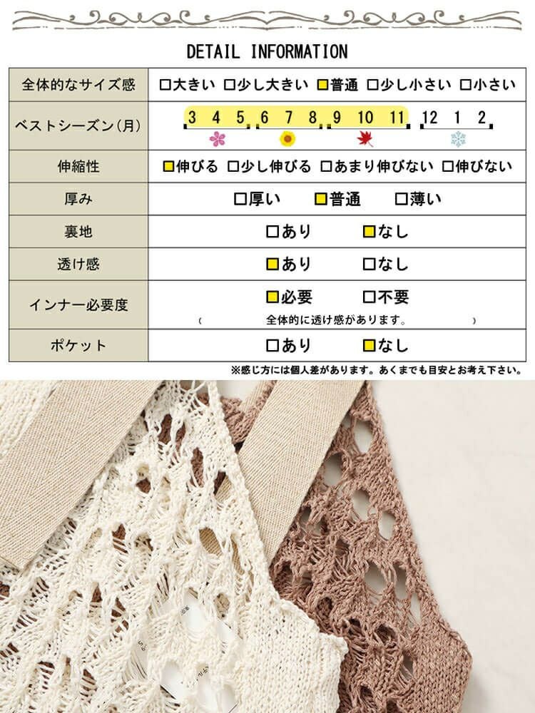 大きいサイズ レディース 透かし編みレーススリットサロペットワンピース　and-aa5077