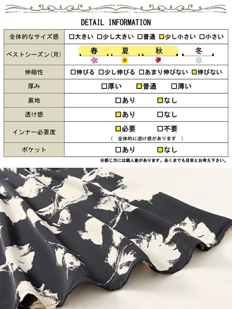 大きいサイズ レディース 花柄Aラインキャミソールワンピース goldy