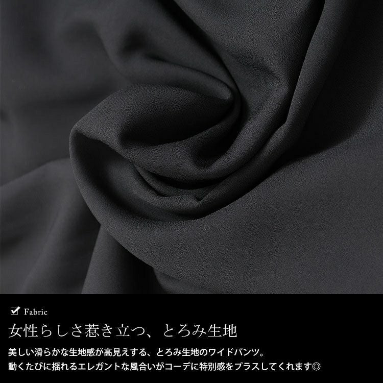 大きいサイズ レディース 変形レイヤードワイドパンツ　jpn013