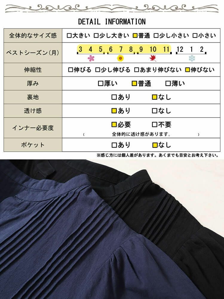 大きいサイズ レディース ピンタックコットンティアードワンピース　maru-30015