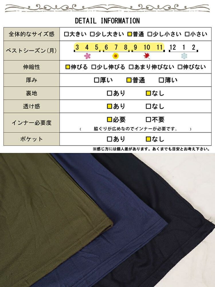 大きいサイズ レディース Vネックノースリーブティアードワンピース　cast-5544049