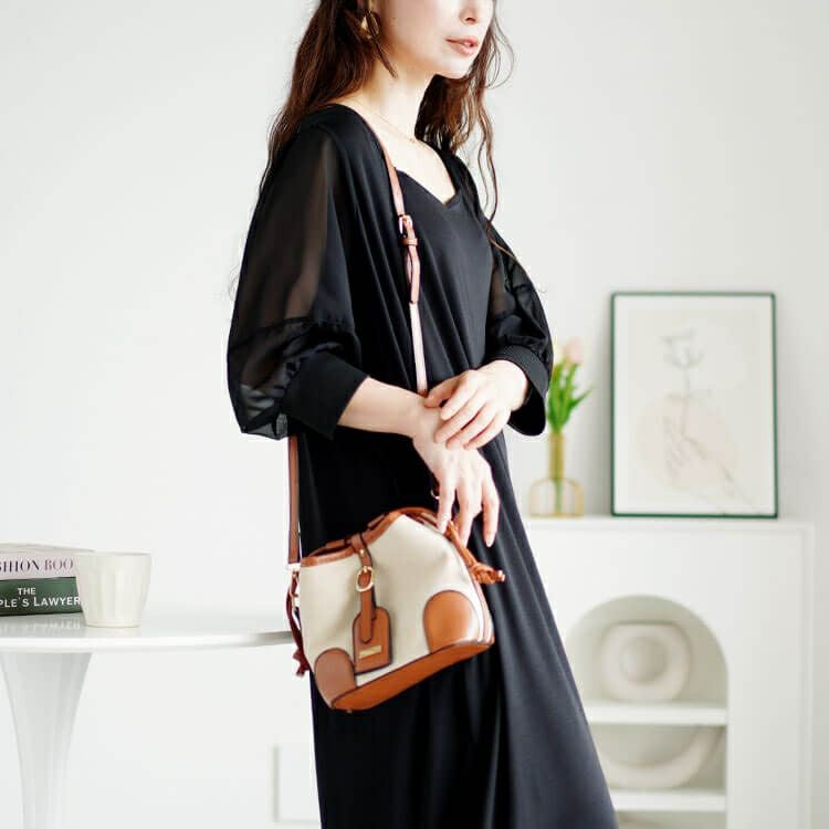 大きいサイズ レディース シアースリーブダイヤモンドネックワンピース　bro-0050 【メール便可】