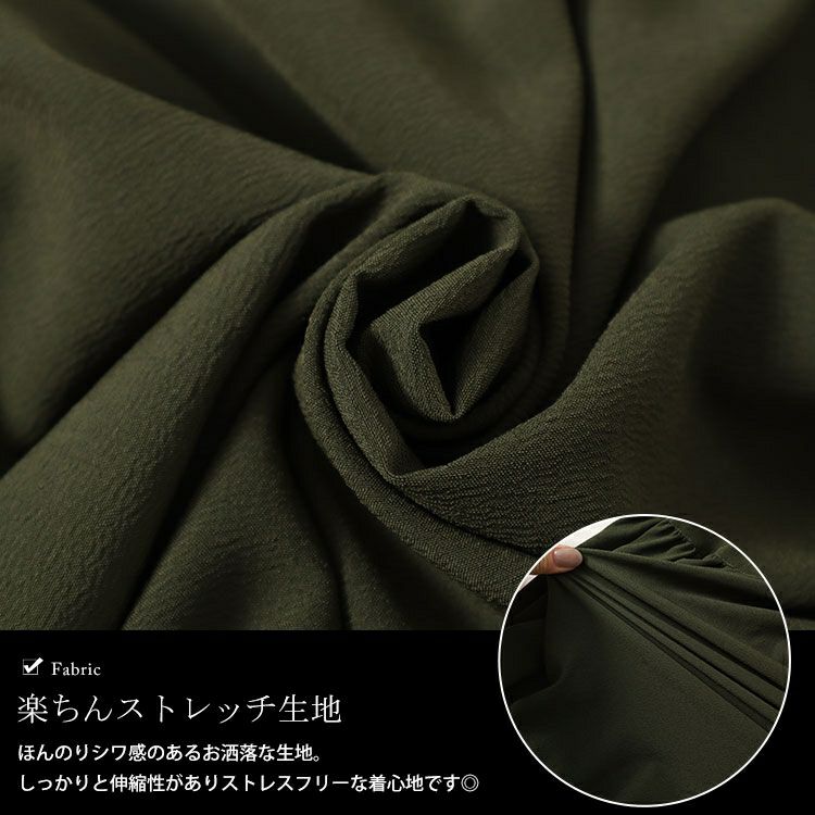 大きいサイズ レディース アシメティアードキーネックチュニック　fem-500