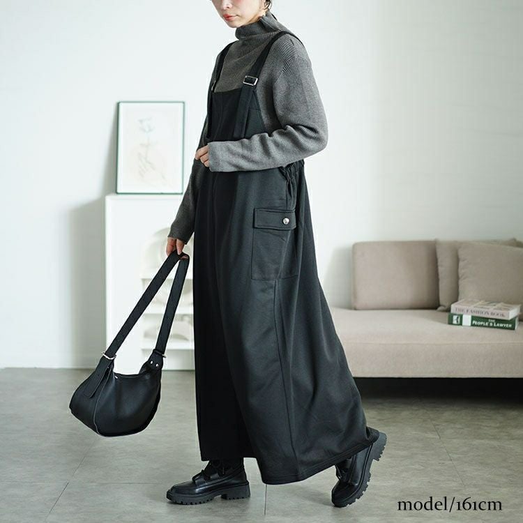 大きいサイズ レディース カーゴジャンパースカート　maru-30057
