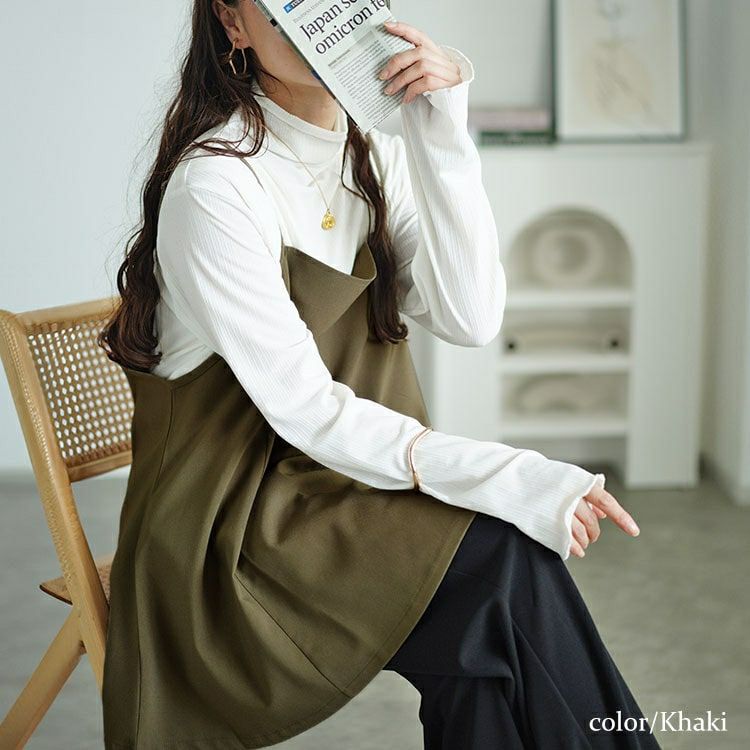 大きいサイズ レディース フレアキャミソールチュニック　maru-30056 【メール便可】