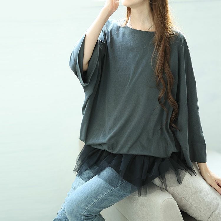 大きいサイズ レディース ウエストチュールタンクトップ　maru-30059 【メール便可】