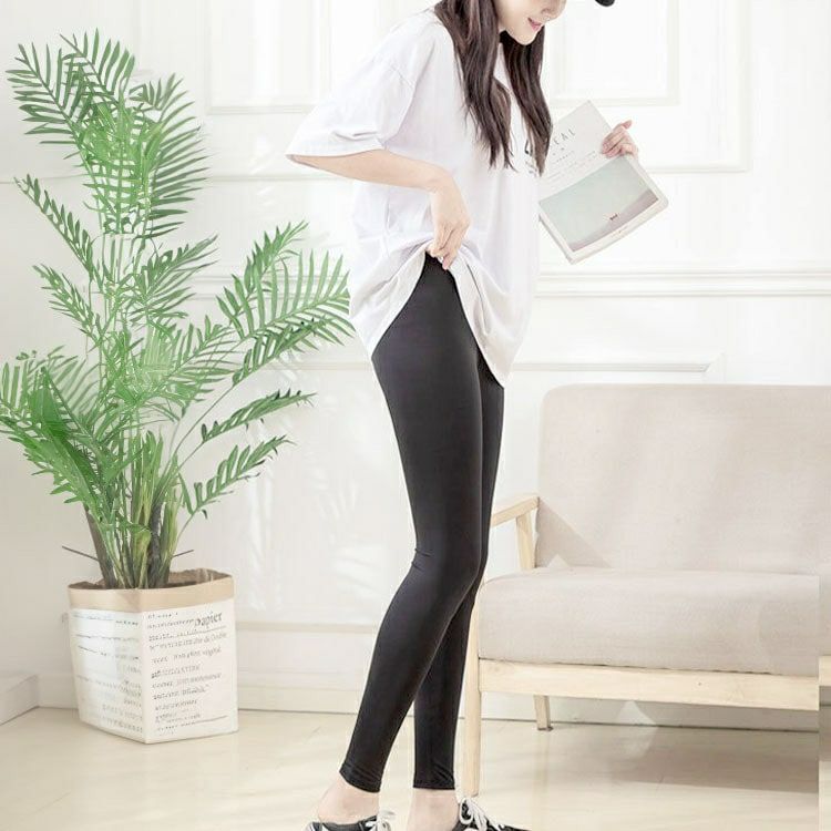 大きいサイズ レディース ストレッチ冷感サマーレギンス　goldy-1580 【メール便可】