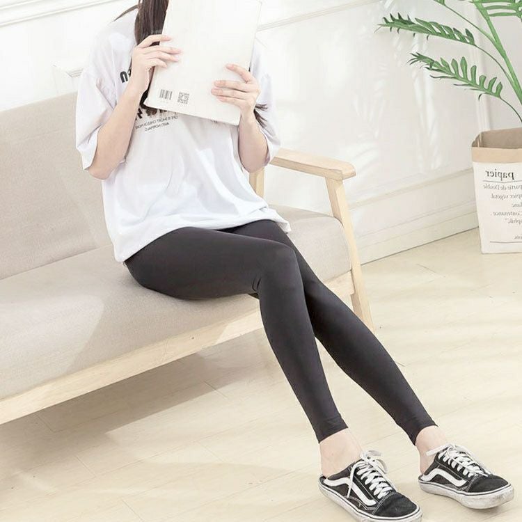 大きいサイズ レディース ストレッチ冷感サマーレギンス　goldy-1580 【メール便可】