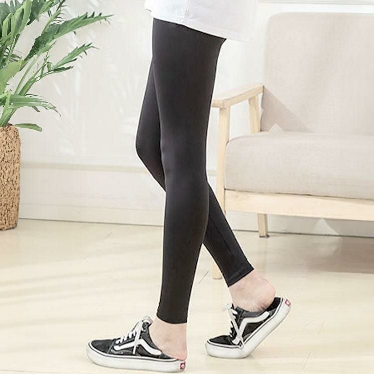 大きいサイズ レディース ストレッチ冷感サマーレギンス　goldy-1580 【メール便可】 ブラック