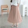 大きいサイズ レディース チュールギャザースカート　cpdai-640527 ローズ
