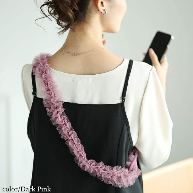 大きいサイズ レディース レーススマホストラップ＆バッグショルダー　art-al001 【メール便可】