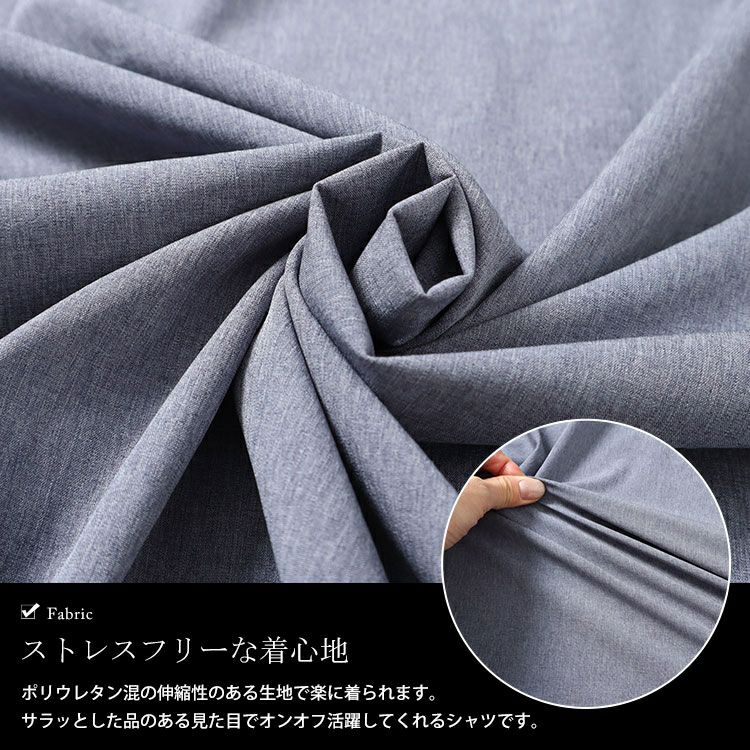 大きいサイズ レディース レギュラーカラーシャツ　fem-507 【メール便可】