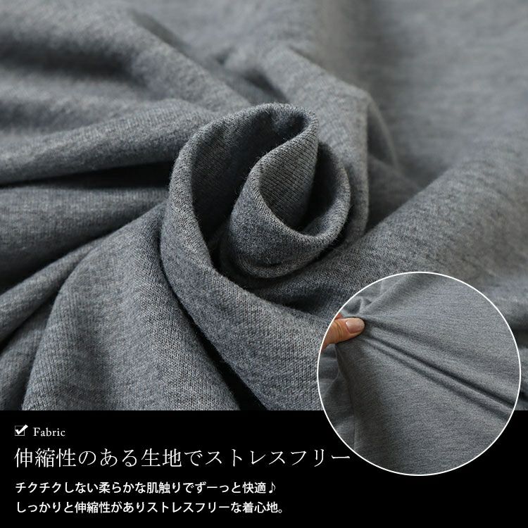 大きいサイズ レディース キーネックイレヘムチュニック　fem-509